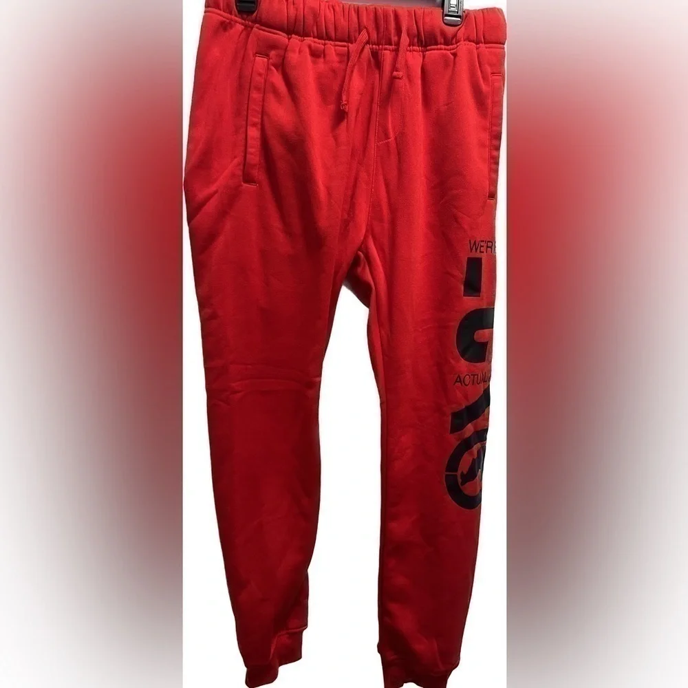 ECKO UNLTD Size M Men's fashion Joggers red sweatpants M